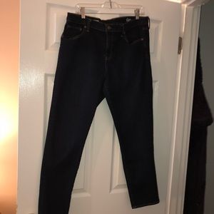 Dark Wash Gap Girlfriend Jeans